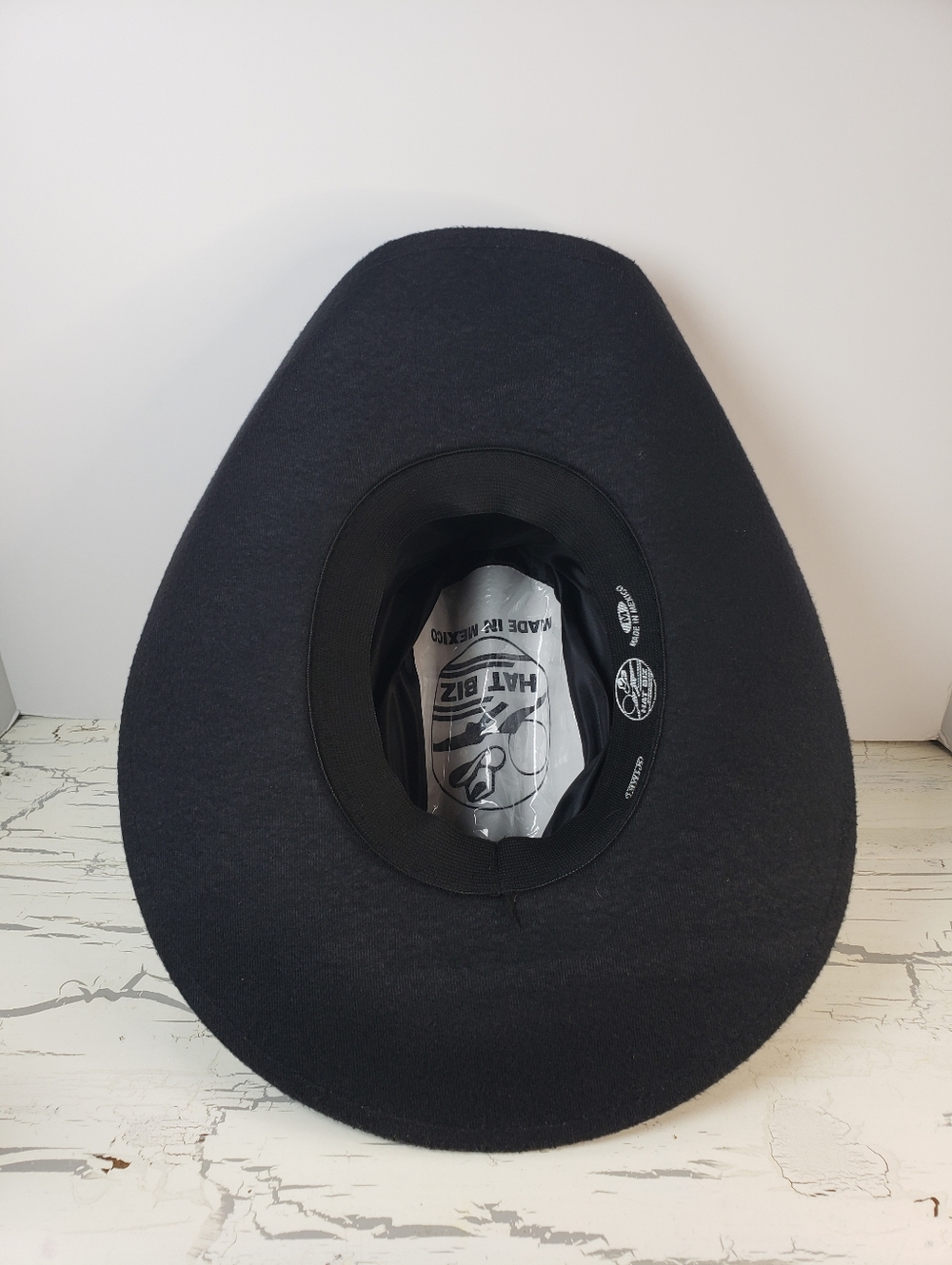 Hat Biz Youth Cowboy Hat (style 19WLK) in Black - Youth size M (6-1/2) - Picture 6 of 14
